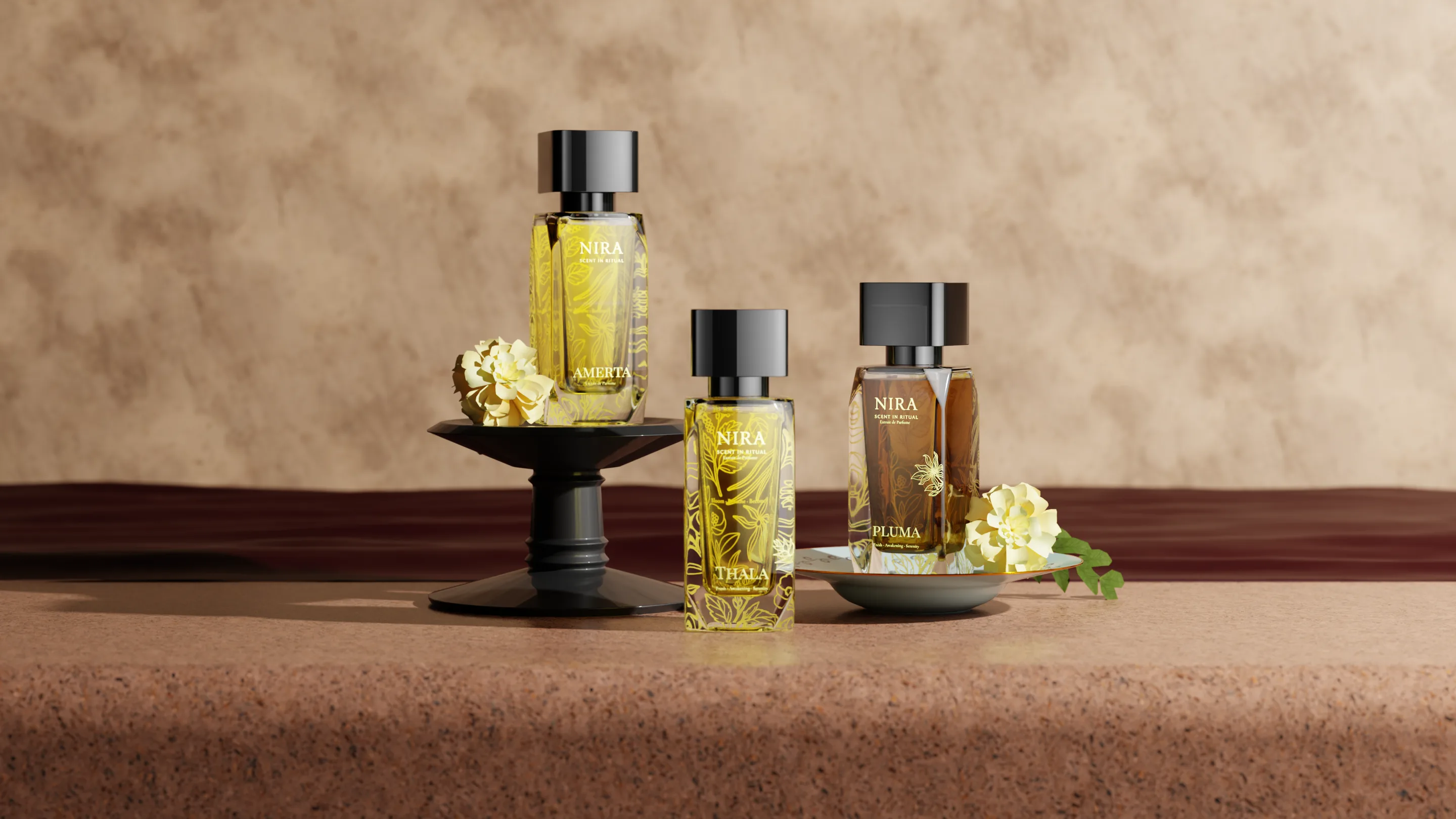 Nira Signature artisan perfume bottle